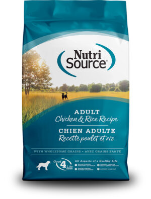 NutriSource Adult Chicken Rice Chicken & Rice Formula Dog Food
